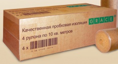 Рулонная пробковая подложка